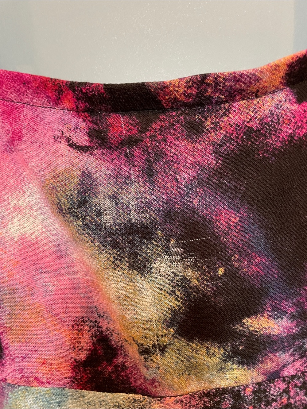 Torrid Rainbow Tie Dye Maxi Dress 3X Tiered Boho Galaxy Abstract Print - Picture 7 of 10